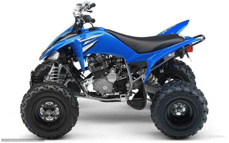 Blue Atv Quad Bike — Neutral, Photograph