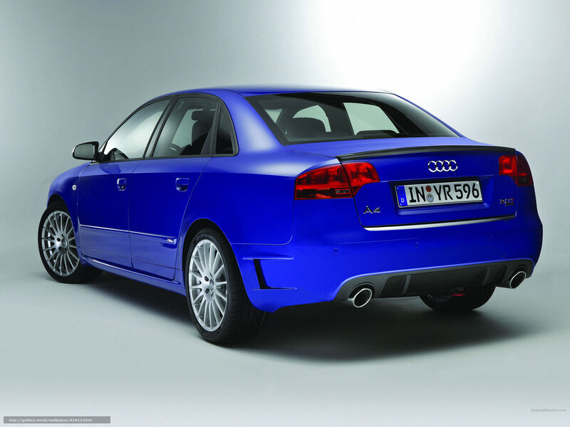 Blue Audi A4 Sedan — Neutral
