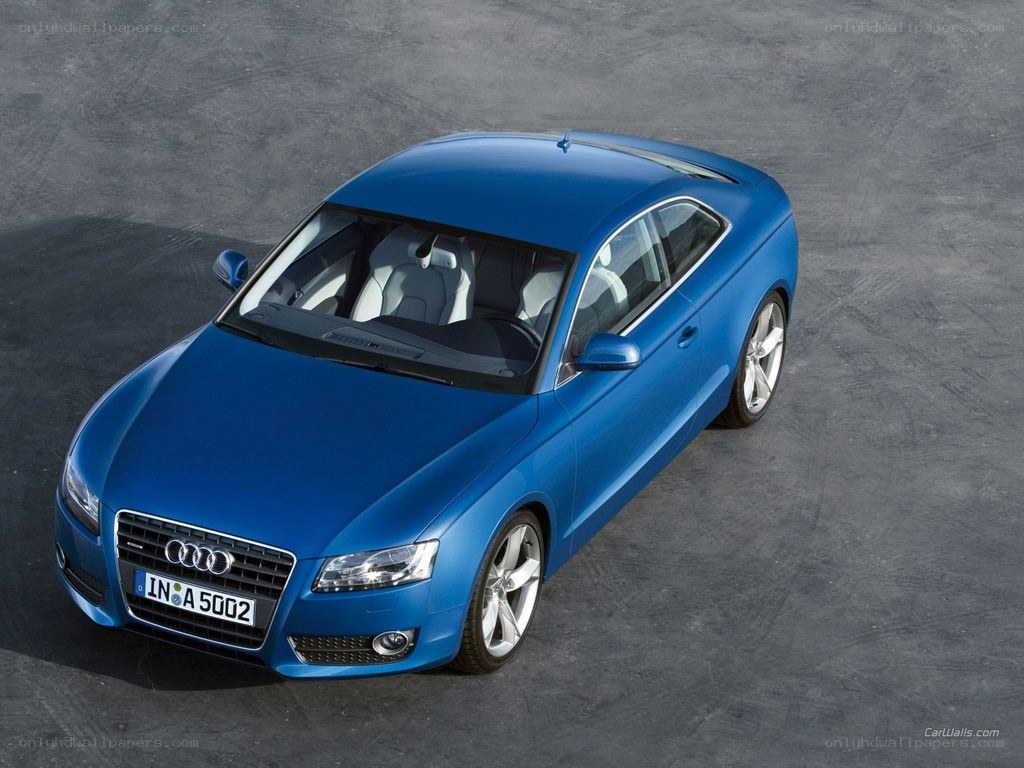 Blue Audi A5 Coupe