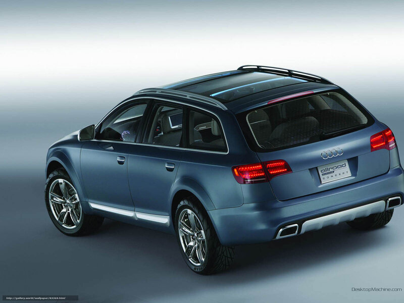 Blue Audi Allroad Concept