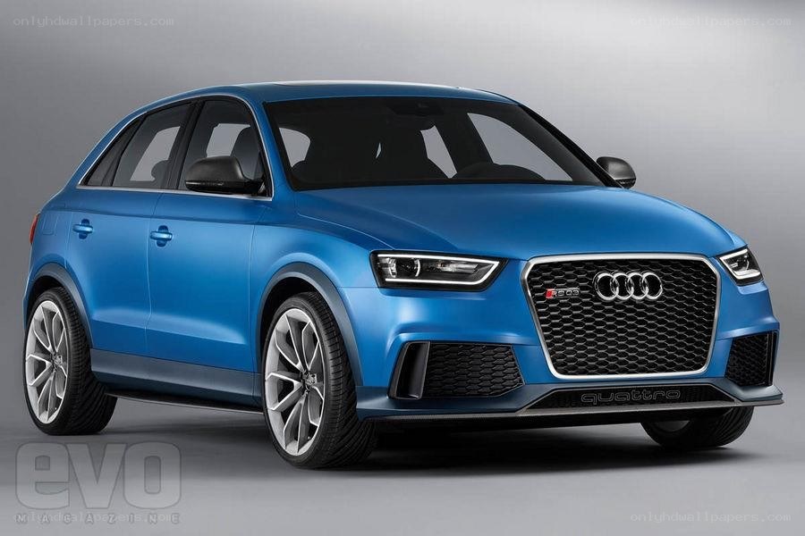 blue audi q3 sport utility