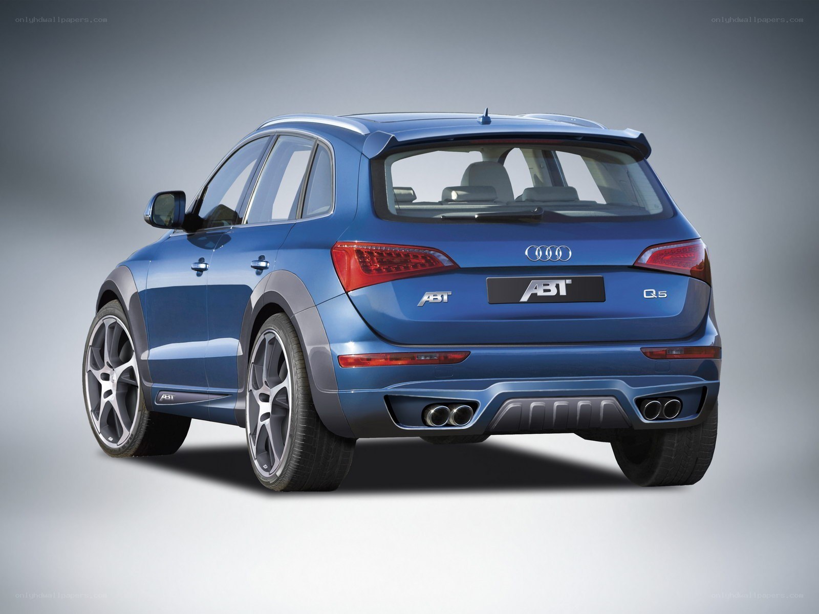 blue audi q5 abt suv