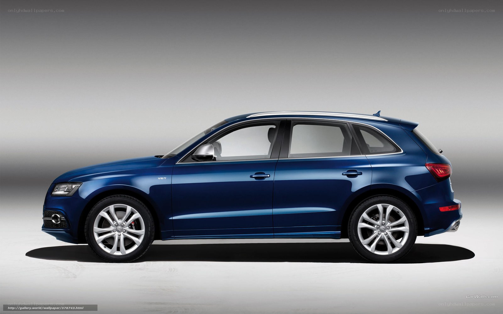 blue audi q5 station wagon