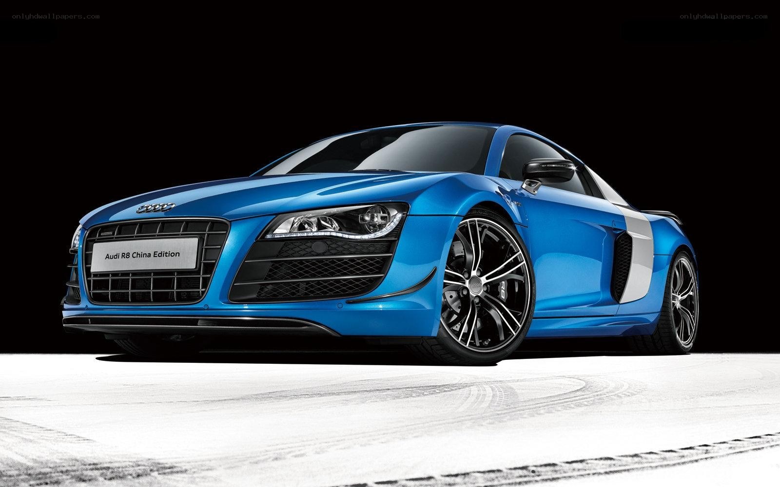 Blue Audi R8 China Edition