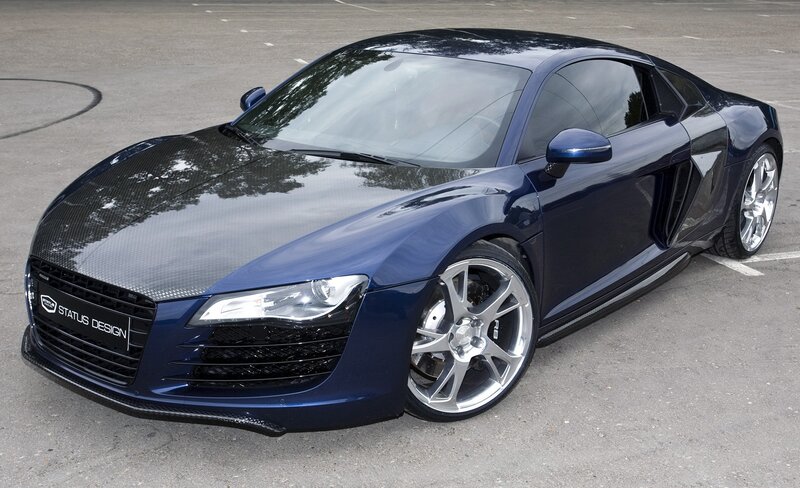 Blue Audi R8 Sports Car — Calm