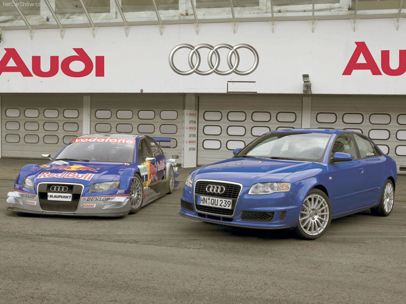 Blue Audi Race Cars