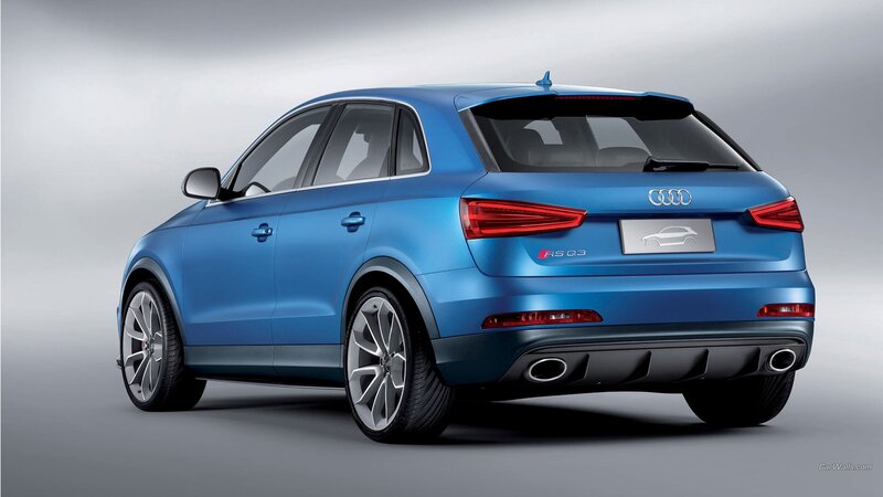 Blue Audi Rs Q3 Suv — Neutral