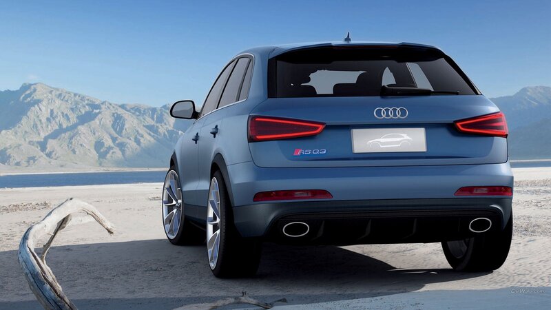 Blue Audi Rs Q3