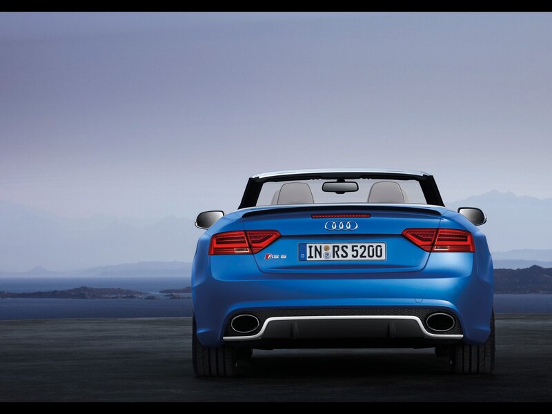 blue audi rs5 convertible