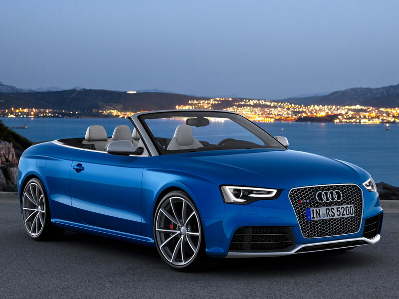 Blue Audi Rs5 Convertible — Dramatic