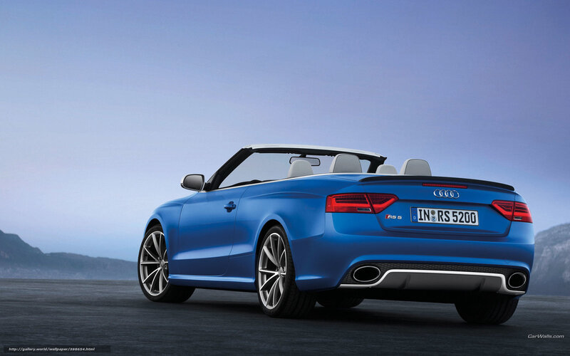 Blue Audi Rs5 Convertible — Serene