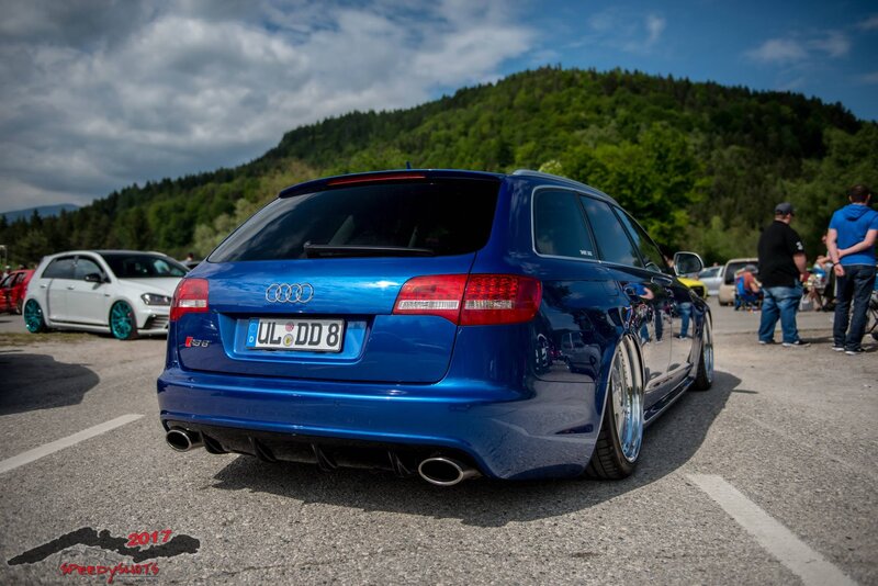 Blue Audi Rs6 Car — Outdoor