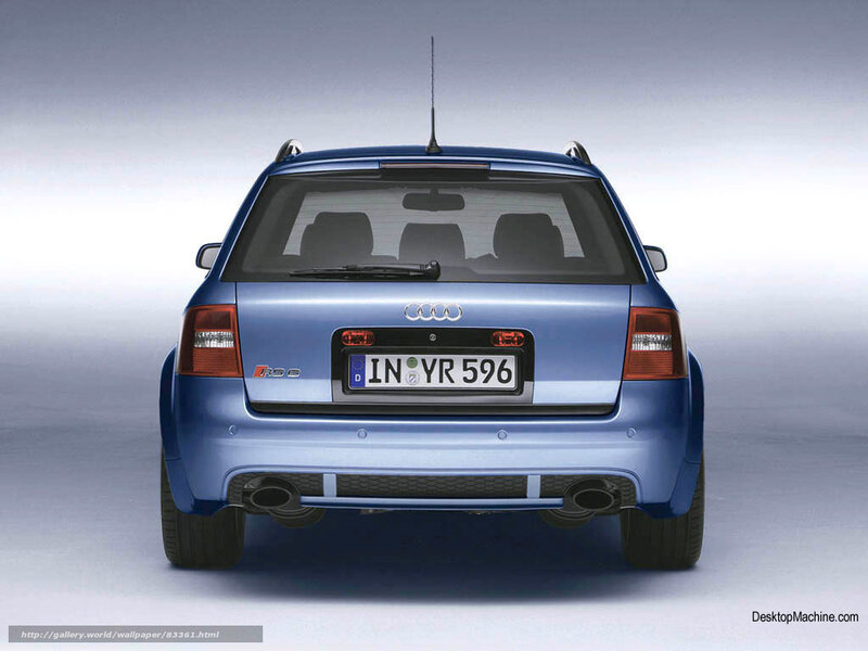 Blue Audi Rs6 Car