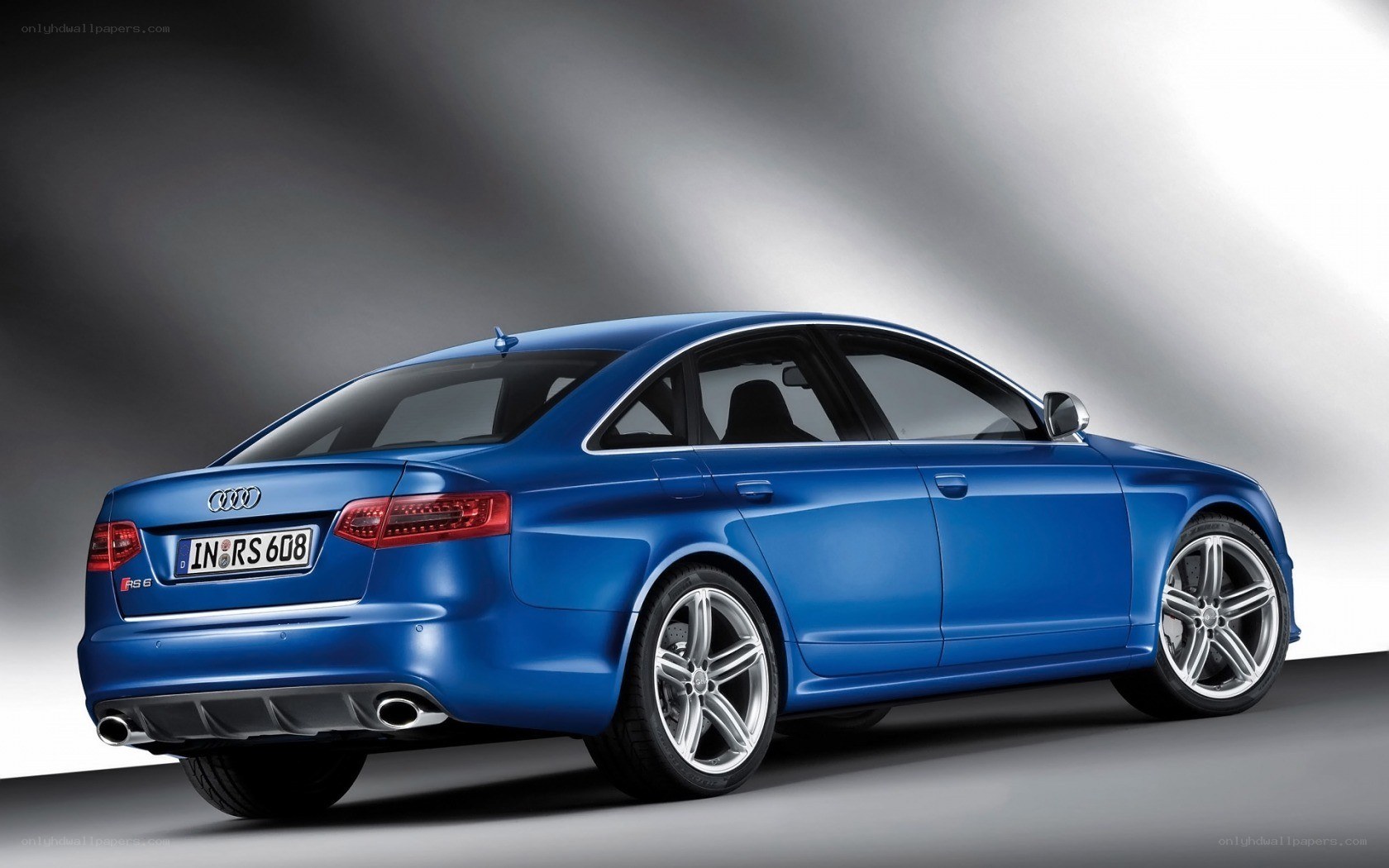 blue audi rs6 sedan