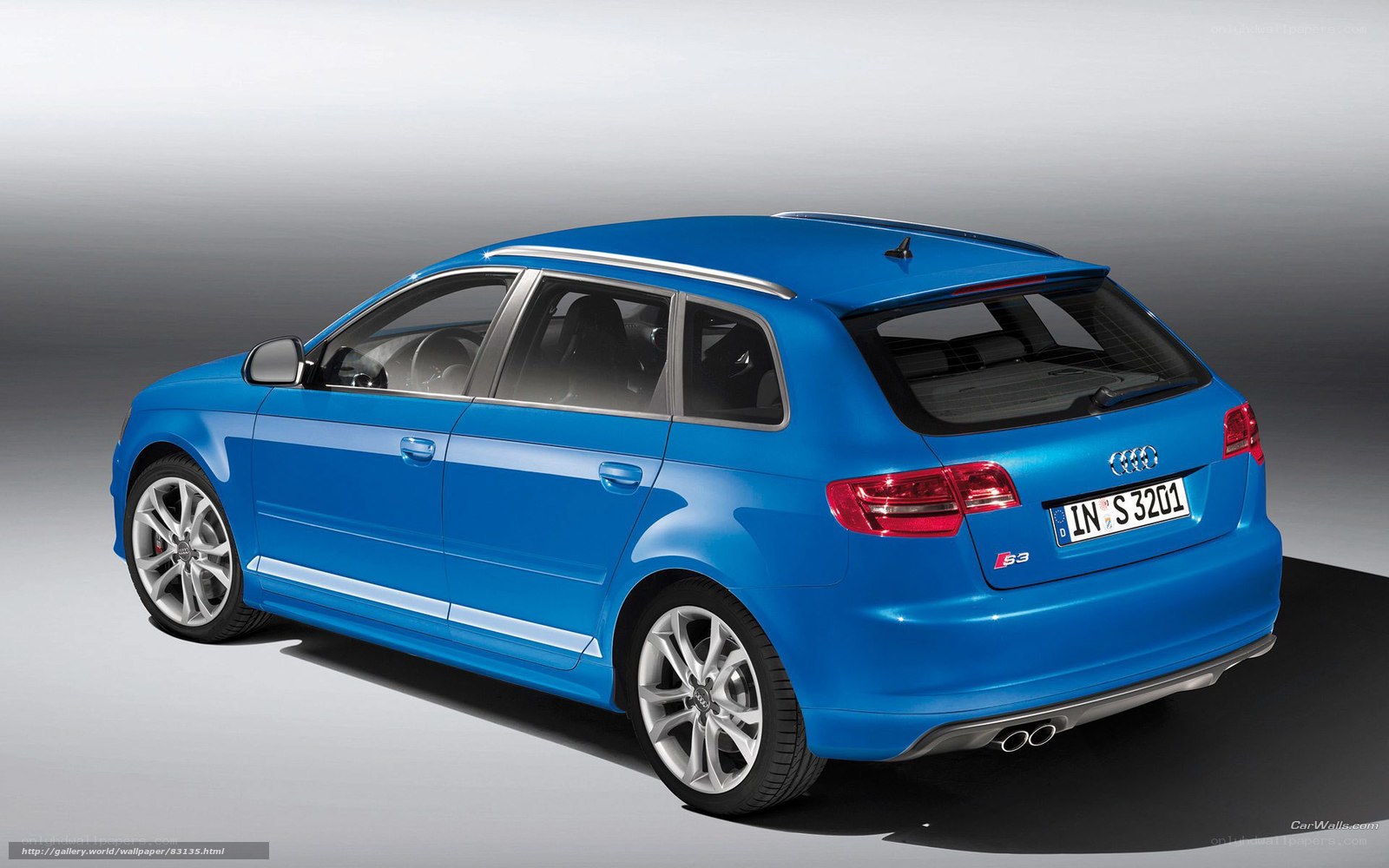 blue audi s3 sportback
