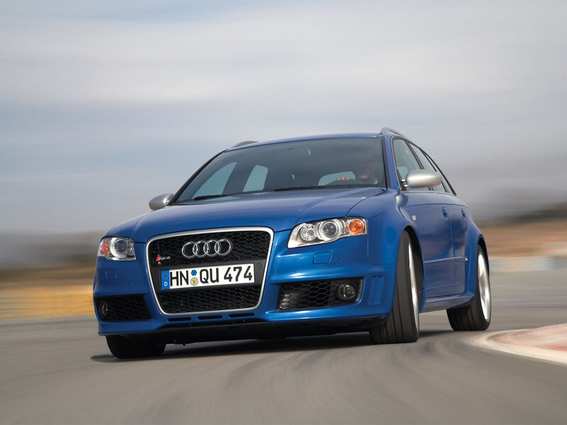 blue audi s4 on a racetrack