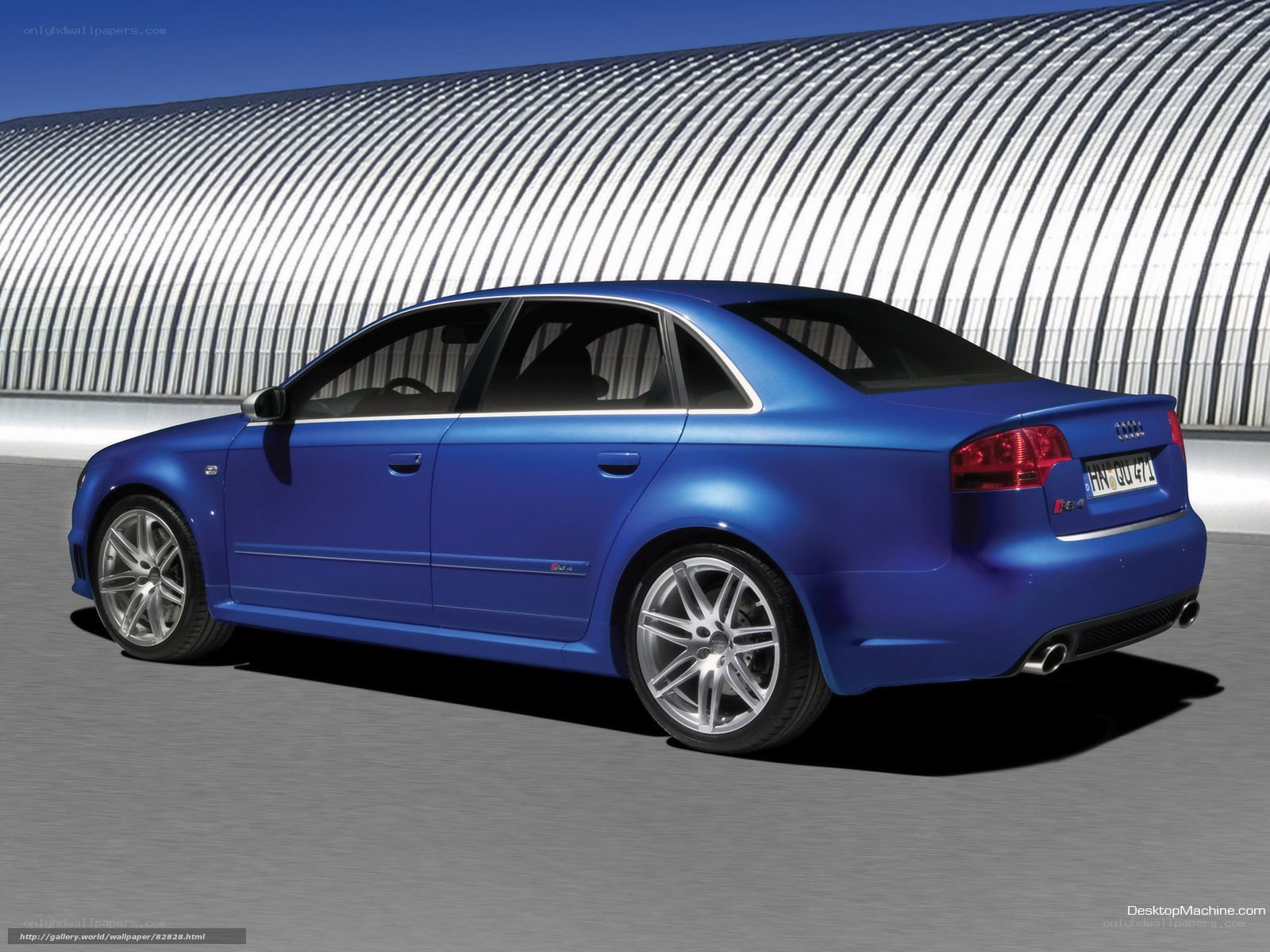 blue audi s4 sedan