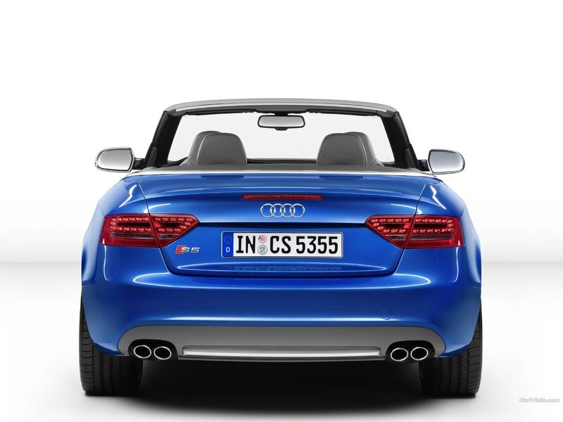 blue audi s5 convertible