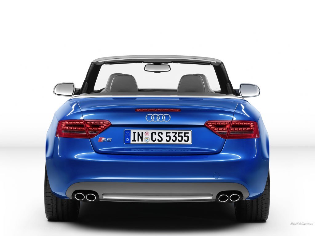 blue audi s5 convertible