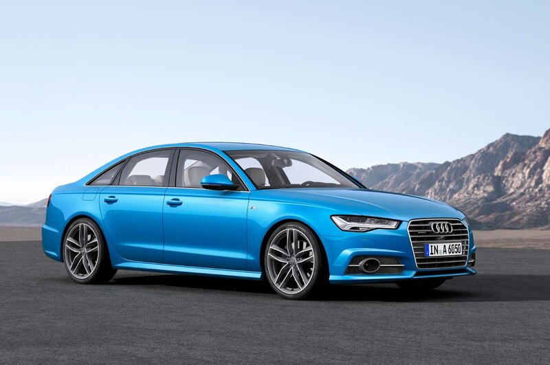 Blue Audi Sedan — Serene