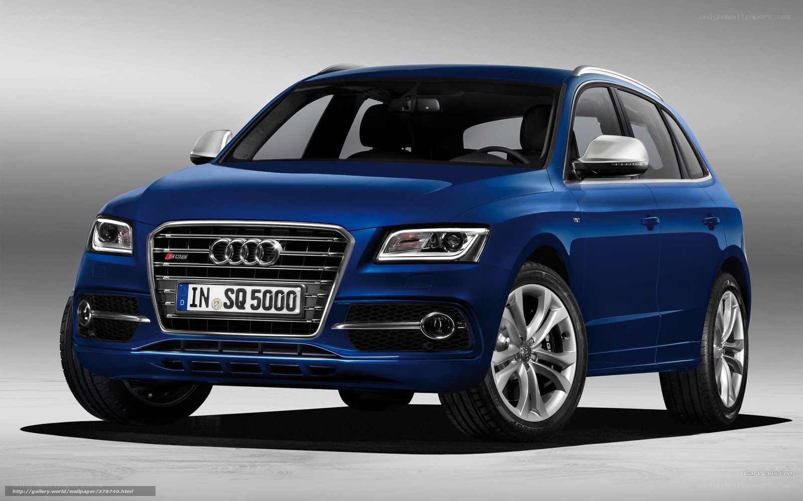 blue audi sq5 suv