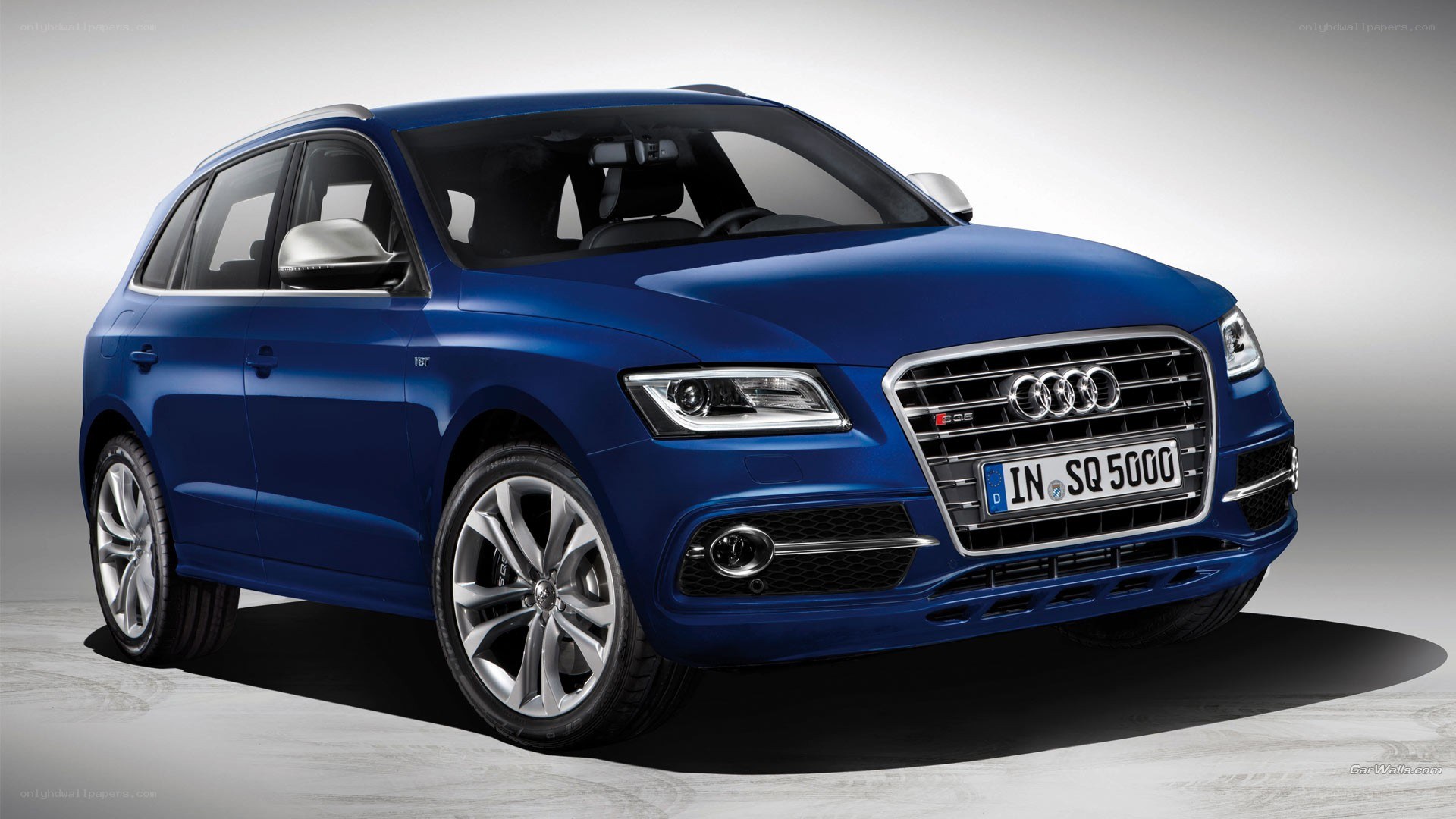 blue audi sq5 suv
