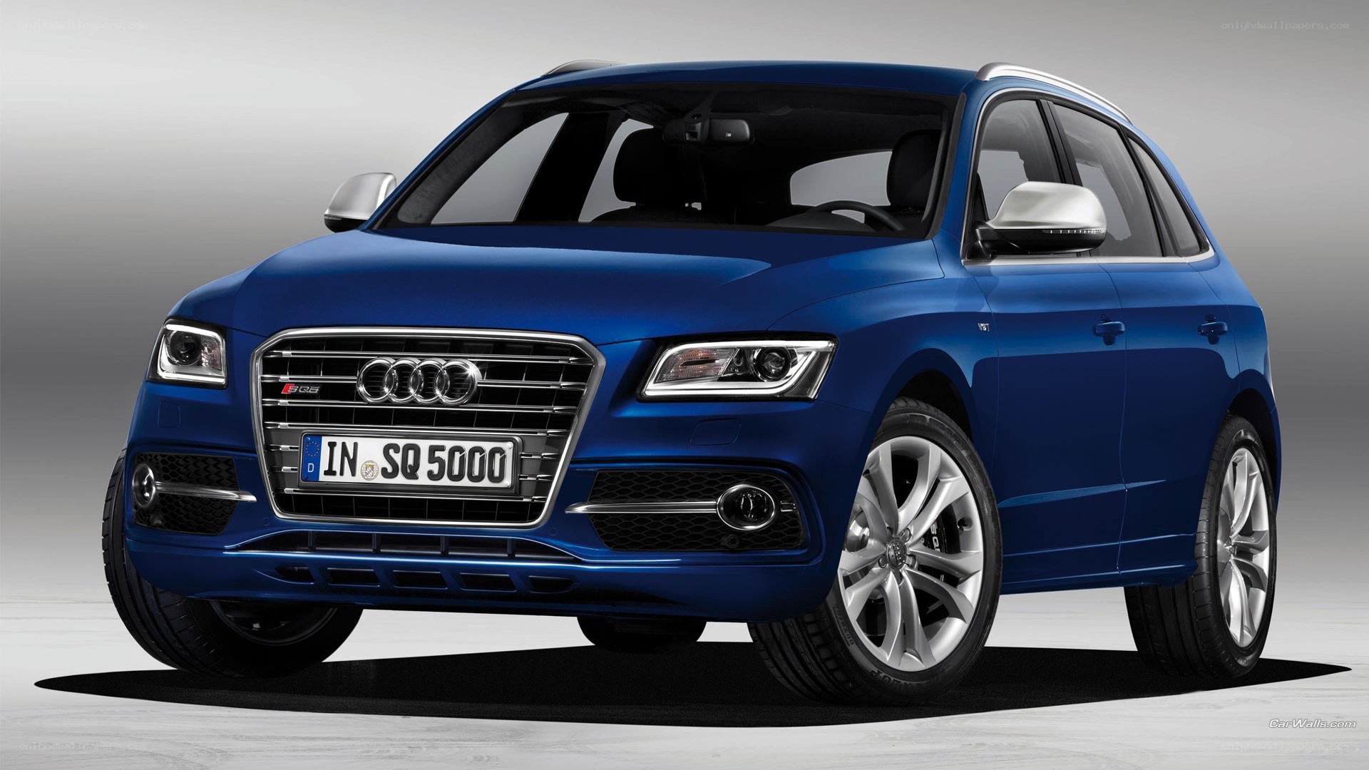 blue audi sq5 suv