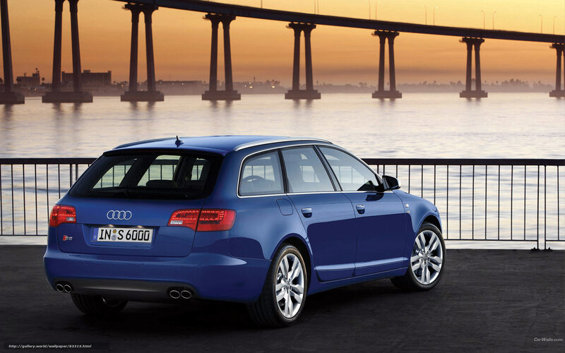 Blue Audi Station Wagon — Serene