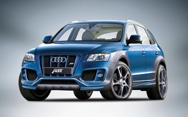 Blue Audi Suv — Neutral, Photograph, Car, Grille