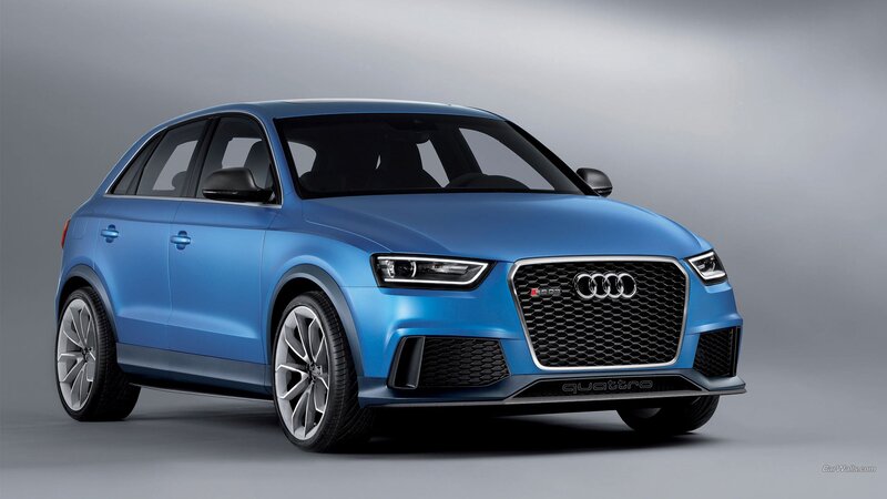 Blue Audi Suv — Neutral