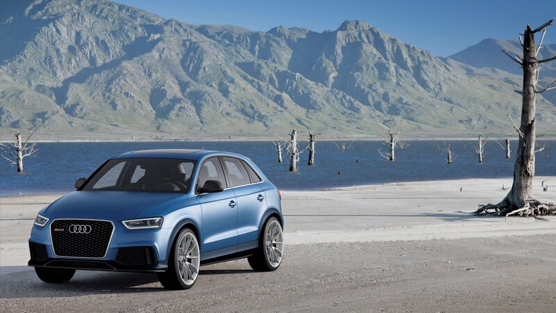 Blue Audi Suv — Serene, Afternoon