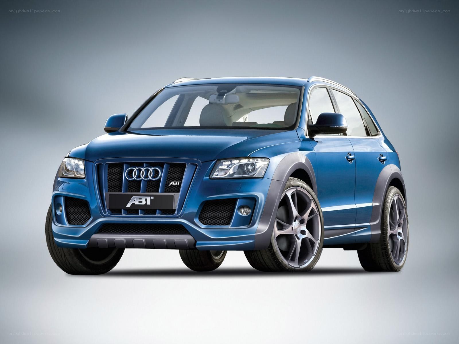 blue audi suv with abt styling
