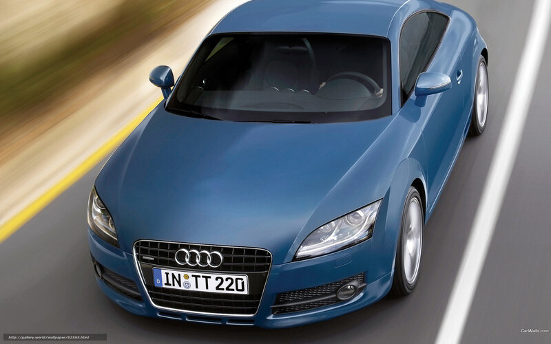 Blue Audi Tt Car — Dynamic