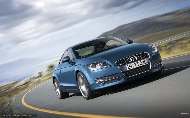Blue Audi Tt Car