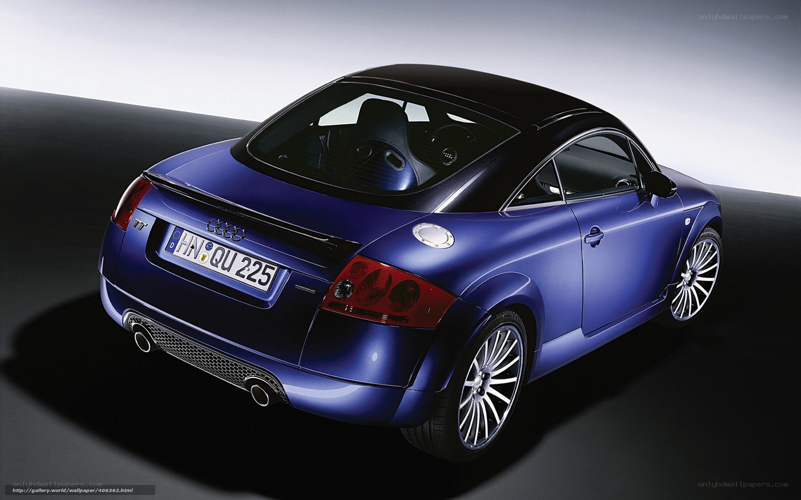 Blue Audi TT Coupe