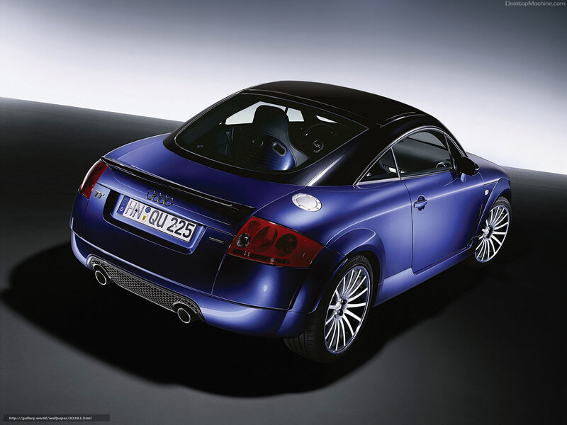 Blue Audi Tt Coupe — Dramatic