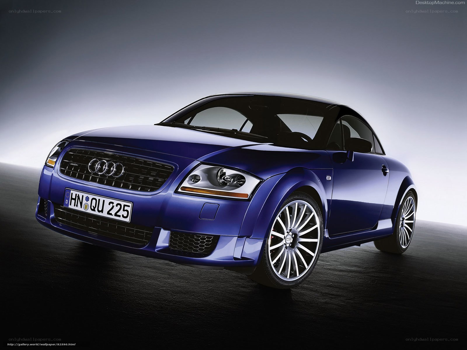 Blue Audi TT Coupe