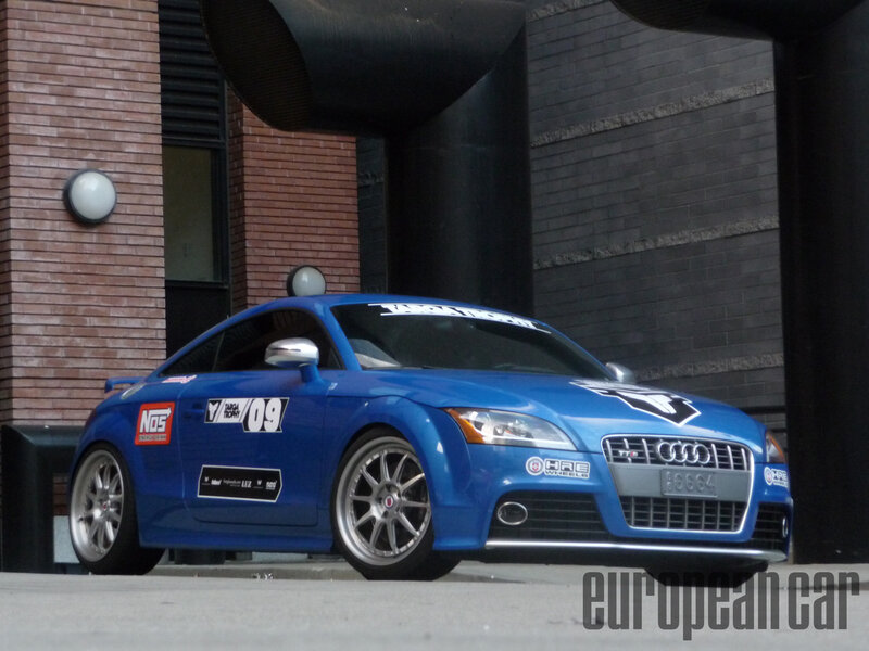 Blue Audi Tt Race Car — Urban