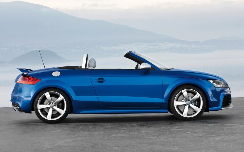 Blue Audi TT Roadster