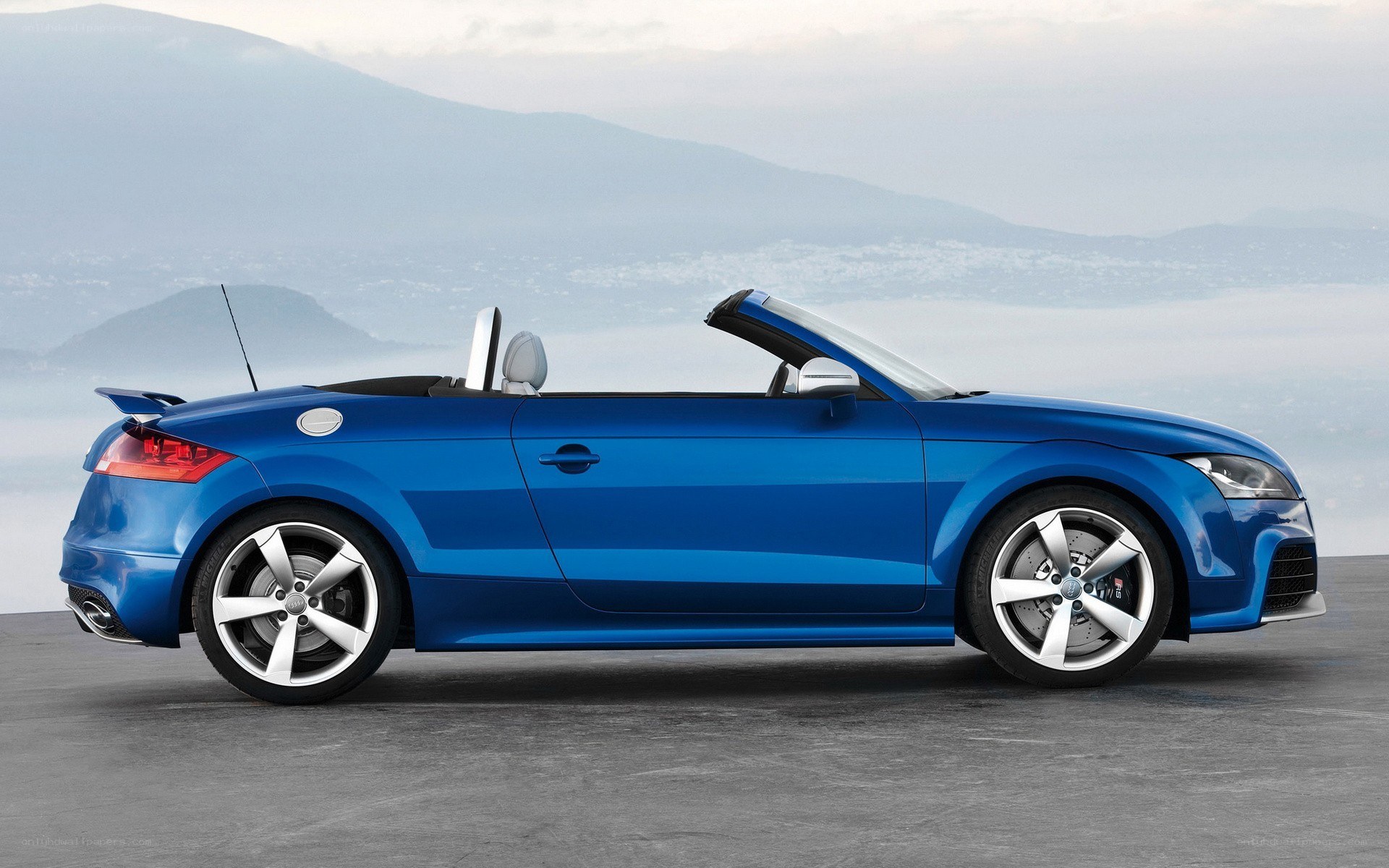 Blue Audi TT Roadster