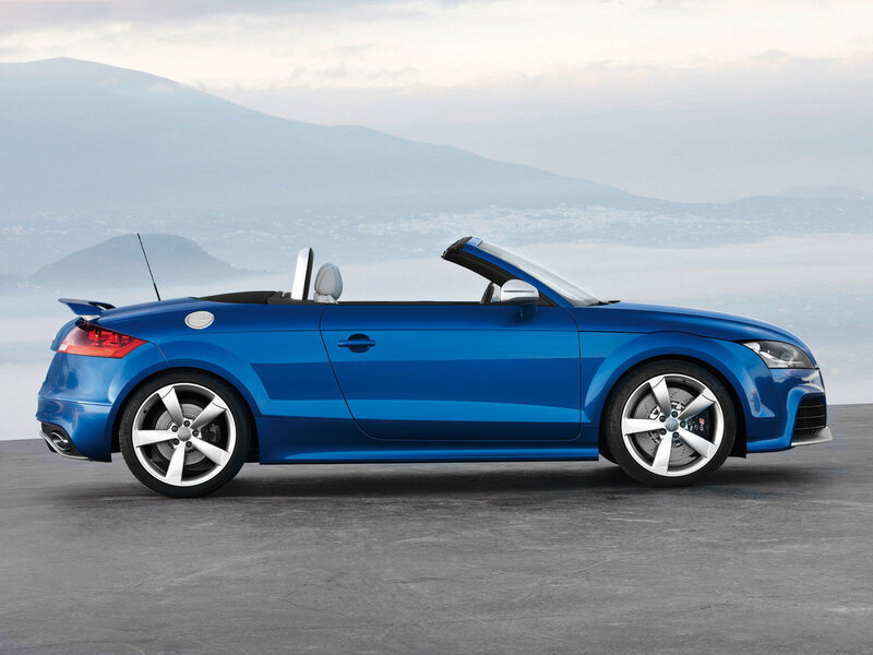 Blue Audi TT Roadster