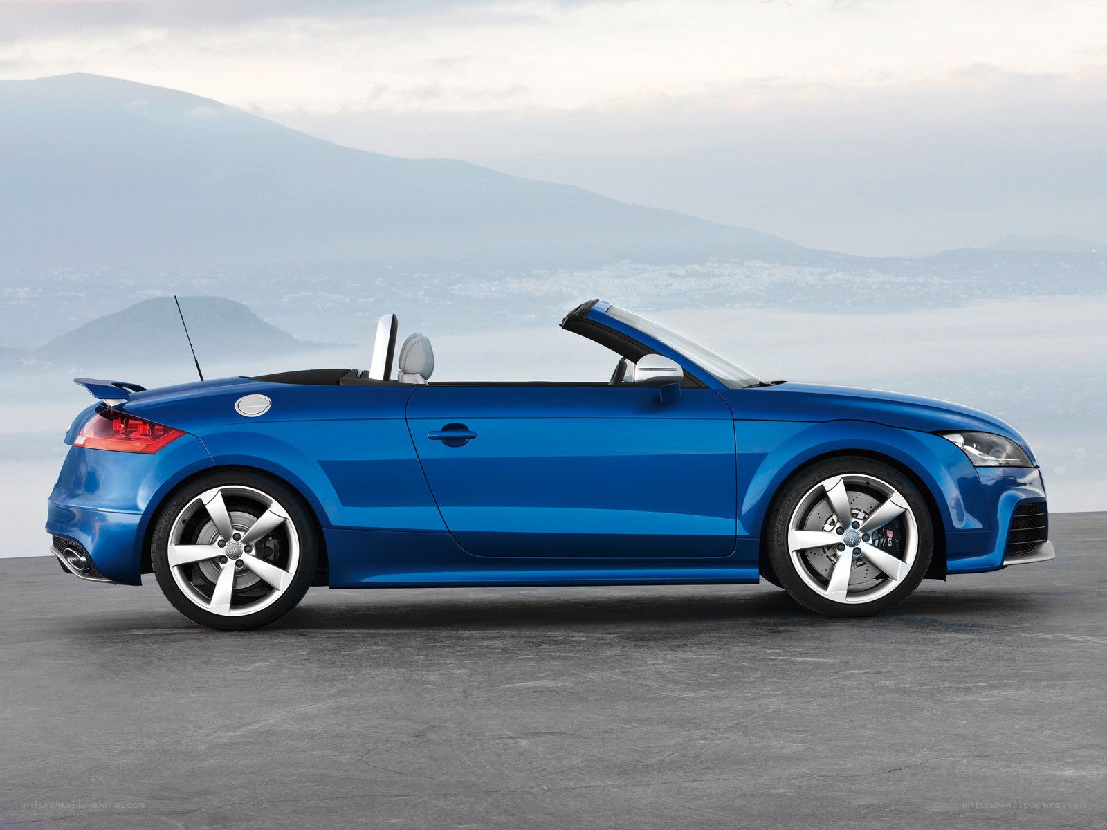 Blue Audi TT Roadster
