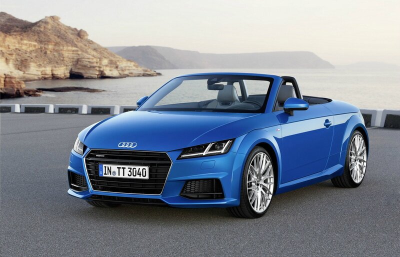 Blue Audi Tt Roadster — Serene