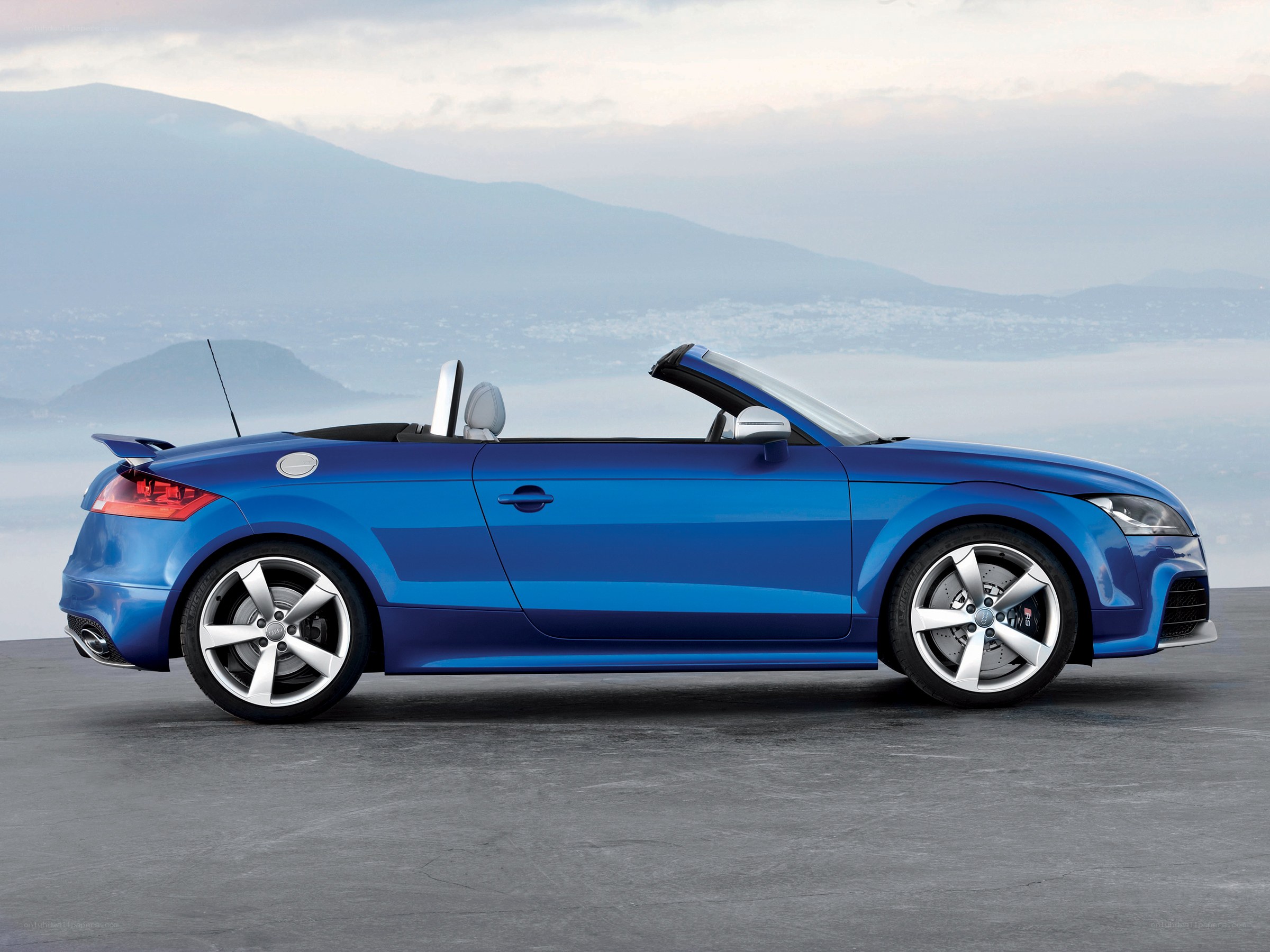 Blue Audi TT Roadster