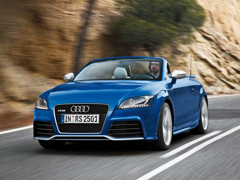 Blue Audi Tt Rs Convertible — Dynamic, Afternoon, Photograph, Man