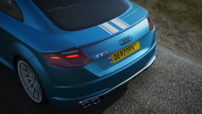 Blue Audi Tt Rs