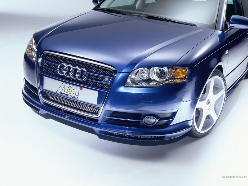 blue audi with abt sportsline