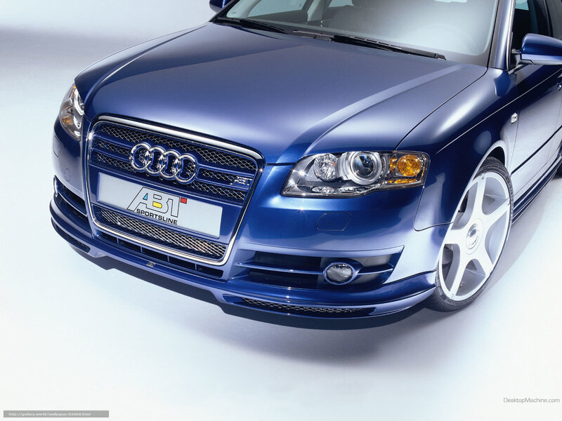 Blue Audi with ABT Sportsline