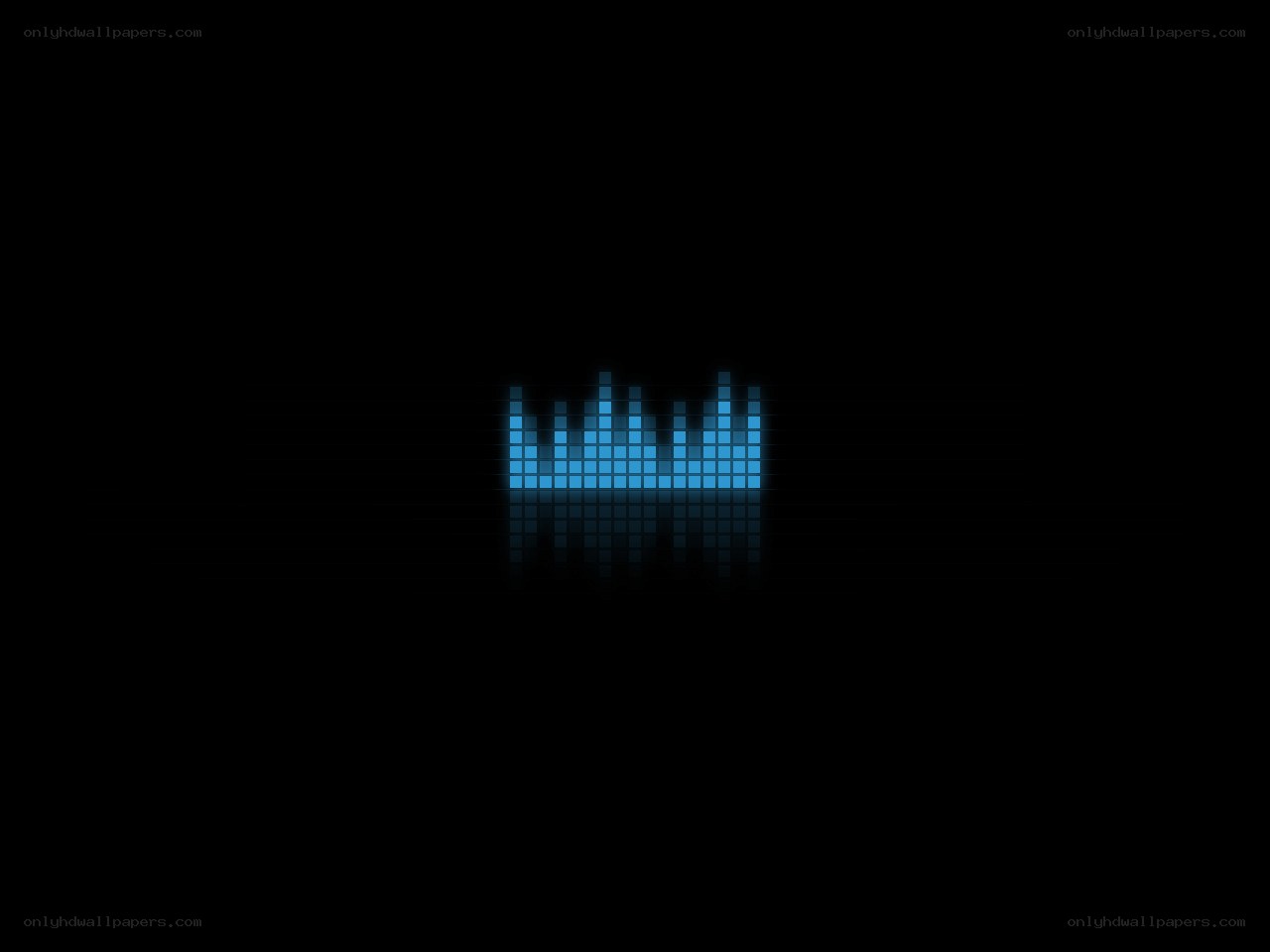 blue audio equalizer bars