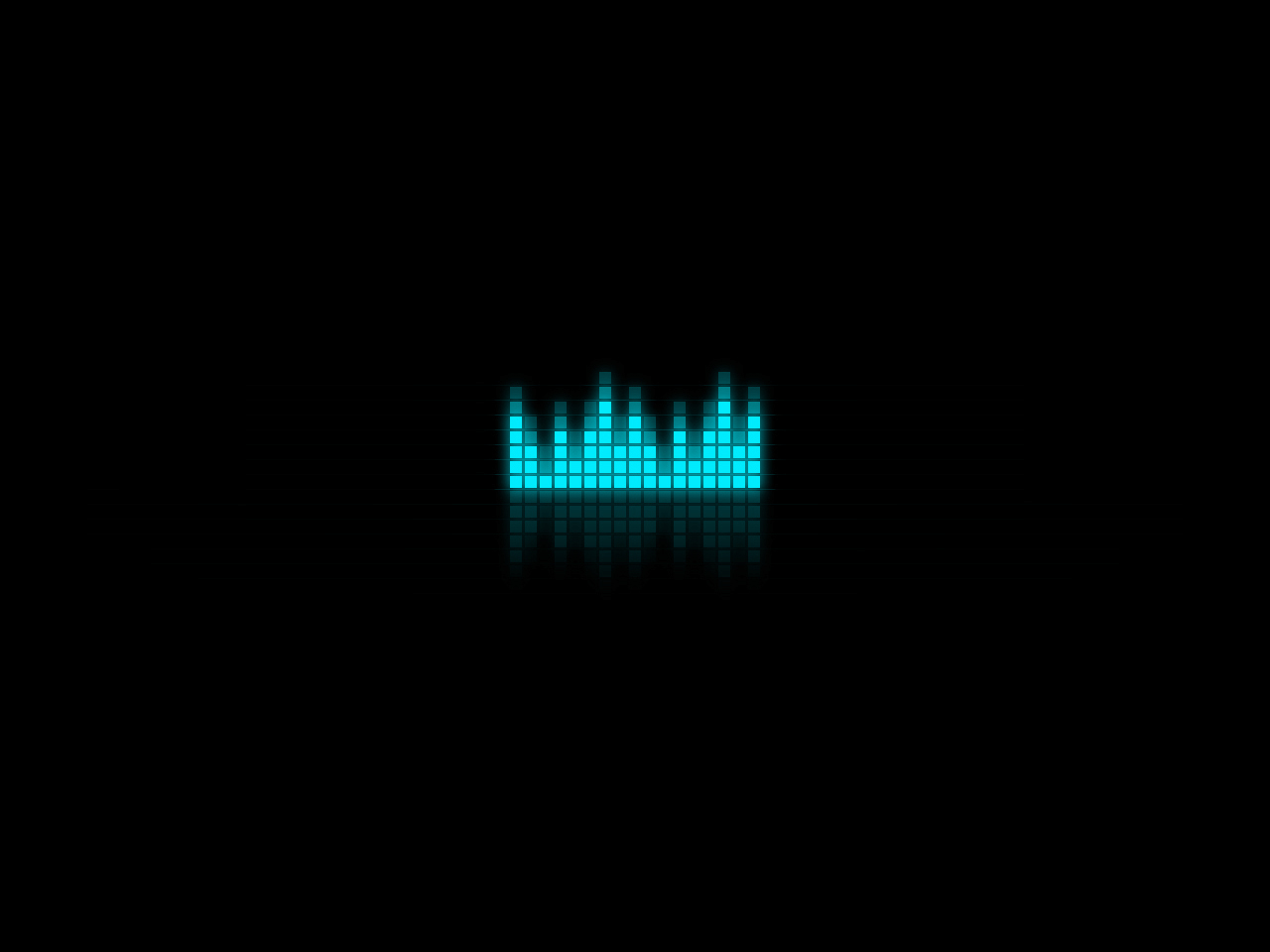 blue audio equalizer bars